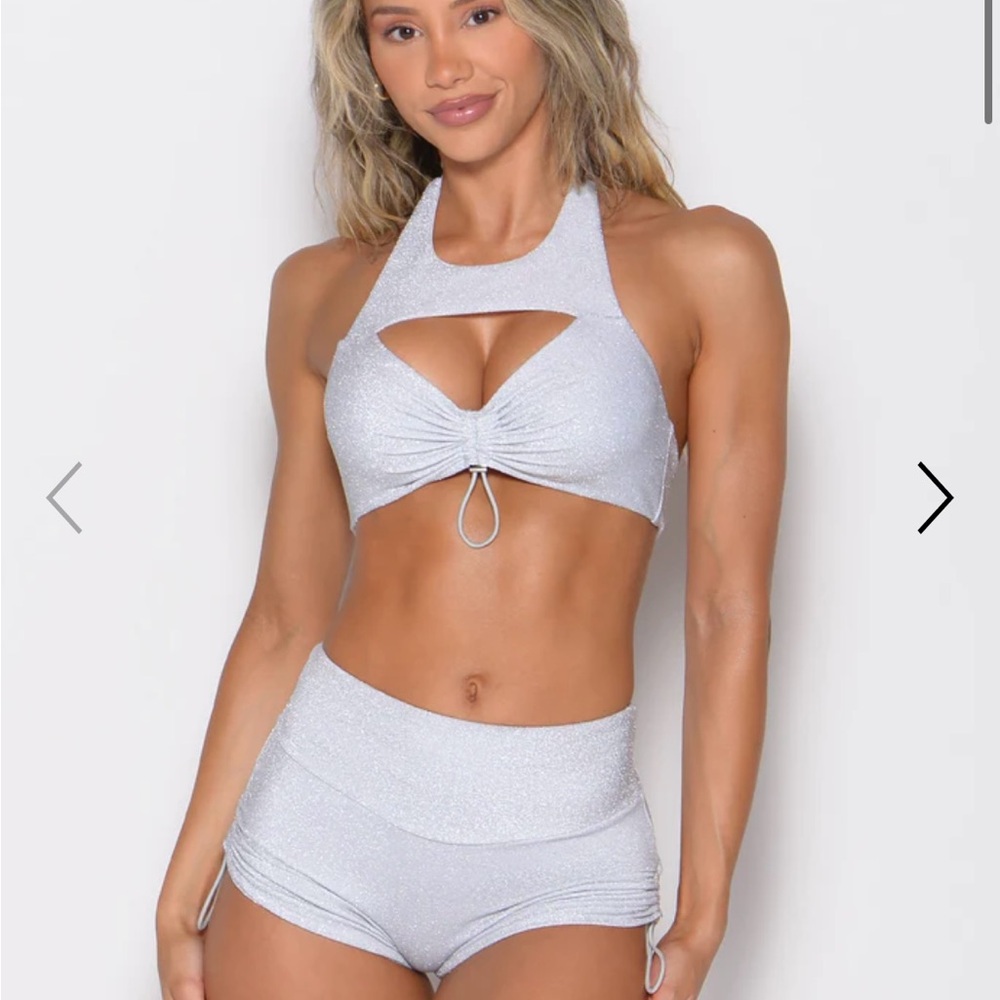 Bombshell sportswear sun-kissed sparkle bikini top